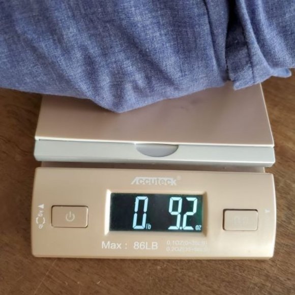 Vintage 70s Threadworks Blue Chambray Paisley Floral Paneled Wrap Skirt - Picture 9 of 9